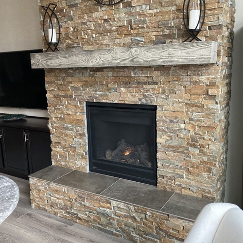 Fireplace Mantel Driftwood Grey Finish Driftwood Grey Mantel