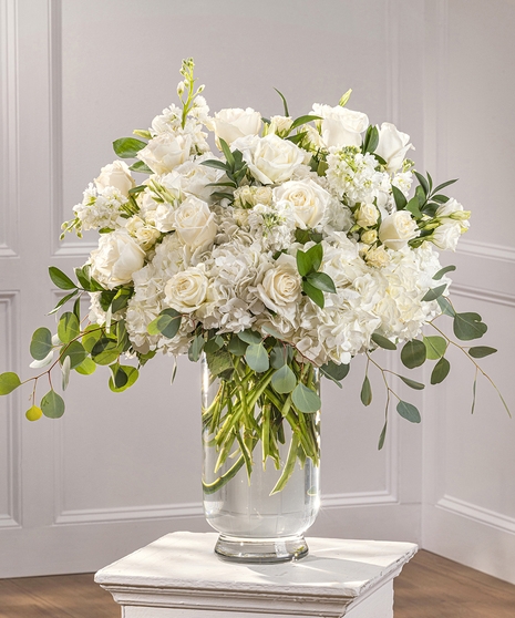 Floral Arrangement Trailing Eucalyptus Garden Bouquet