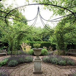 Garden Gazebo Metal Structure and Pointed Radiating Ribs