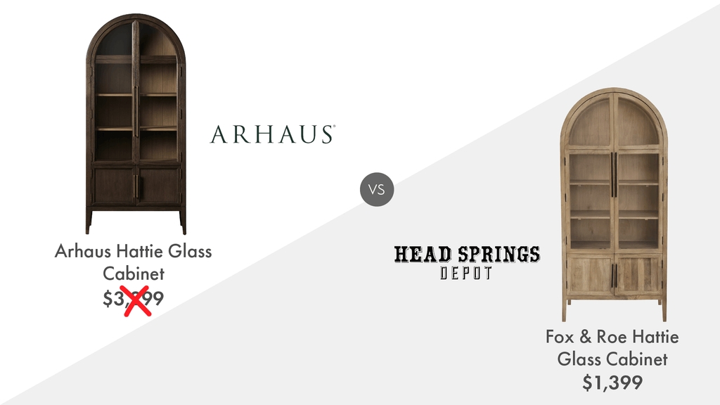 Glass Cabinet with Arched Top Arhaus Hattie Cabinet Dupe