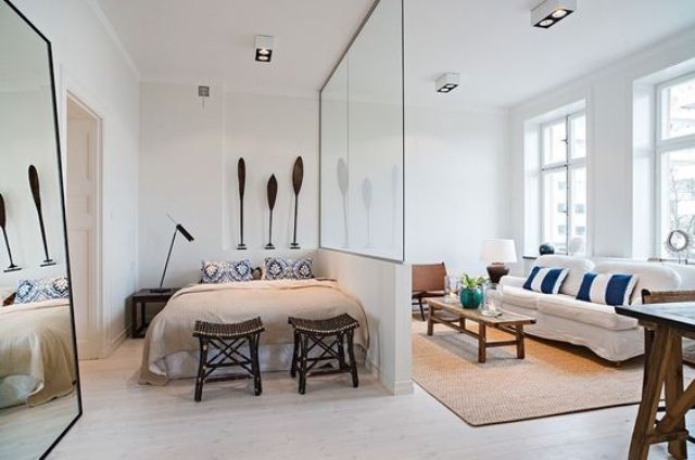 Glass Partition Glass Topped Pony Wall Half Partition Idea
