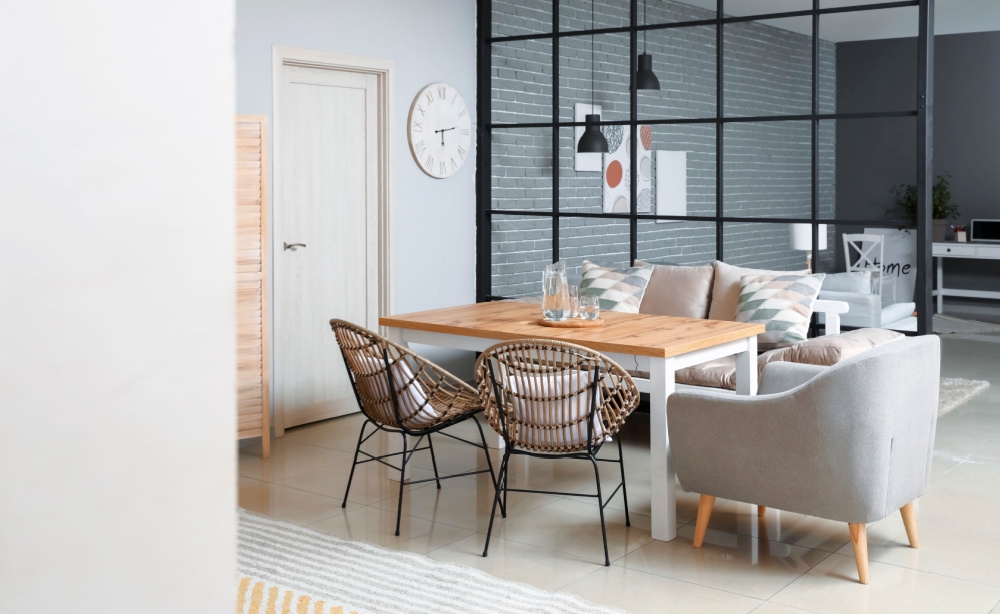 Glass Partition Metal and Glass Wall Industrial Divider