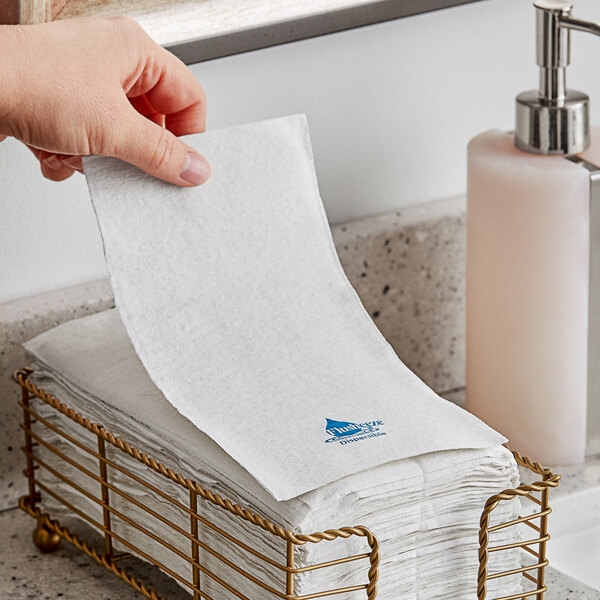 Guest Towel Holder Twisted Wire Detail and Gold Guest Towel Caddy