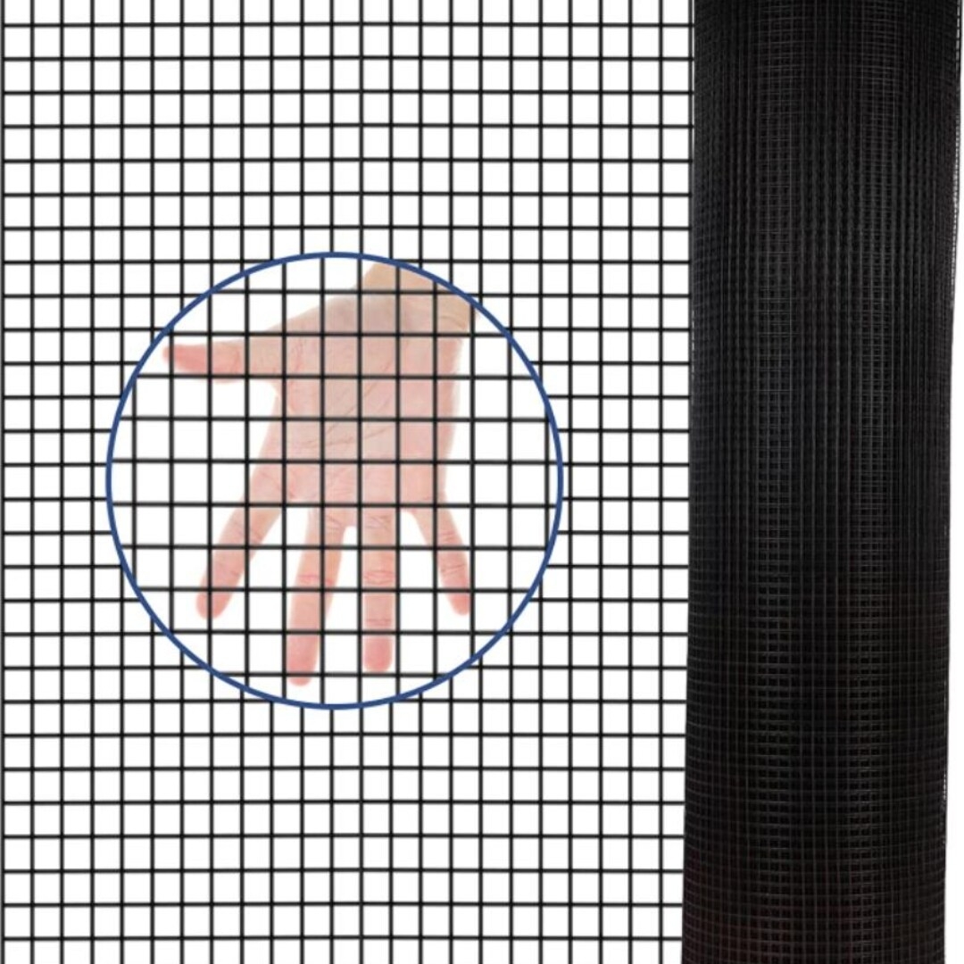 Hardware Cloth Black Vinyl Coating Coated Wire Mesh Grid