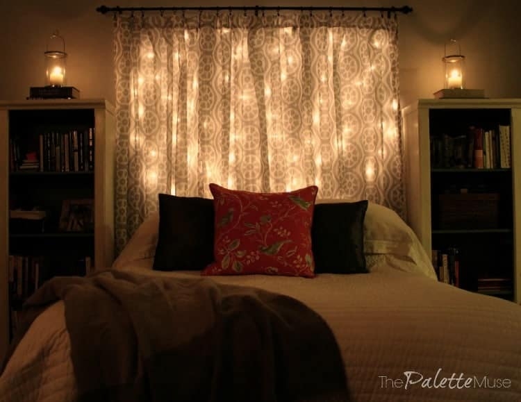 Headboard Display Backlit Curtain DIY Light Up Headboard