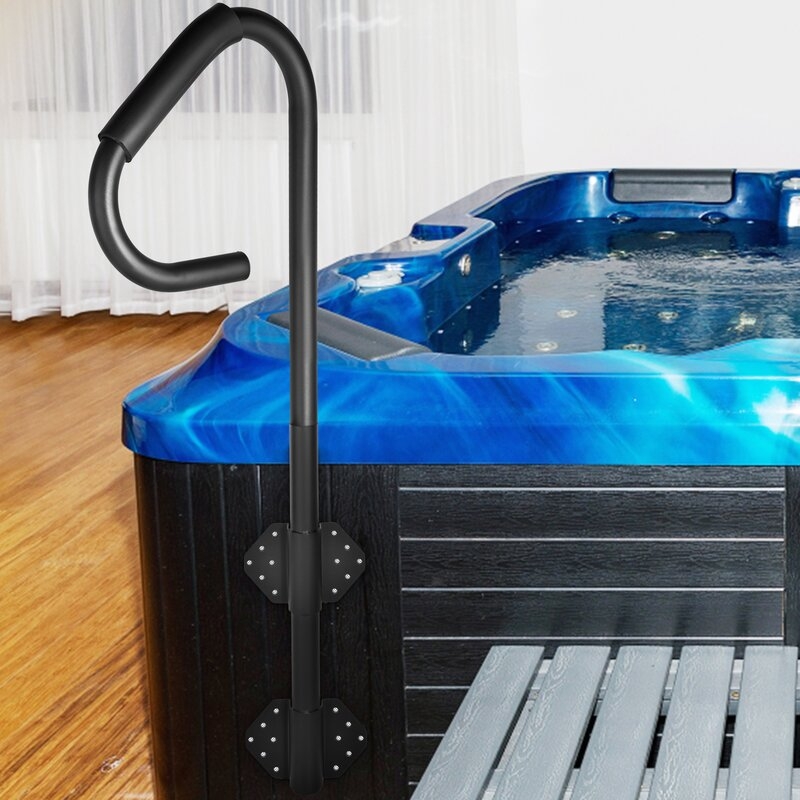 Hot Tub Handrail With 700lb Capacity and Swivel Base Mount