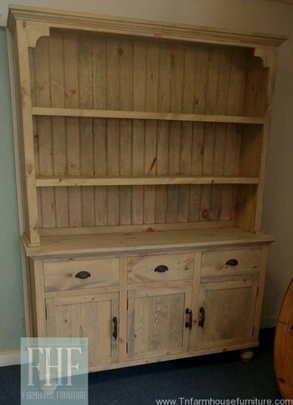 Hutch: Handmade Aesthetic Beadboard Back Wood Storage Unit