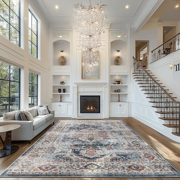 Large Chandelier 118 Inch Length Polished Nickel Grand Foyer Light