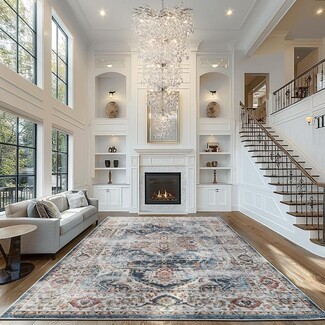 Large Chandelier 118 Inch Length Polished Nickel Grand Foyer Light