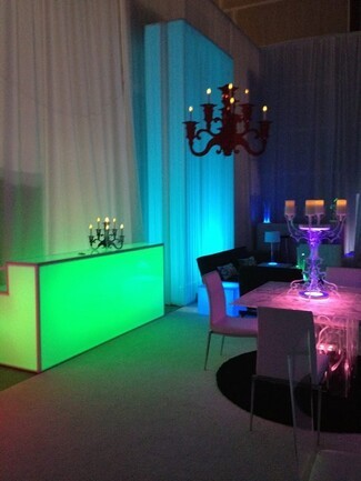 Led Bar Vibrant Color Blocking Glowing Party Decor Event Focused