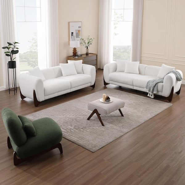 Living Room Set: Cloud Sofa Living Room Set Decor