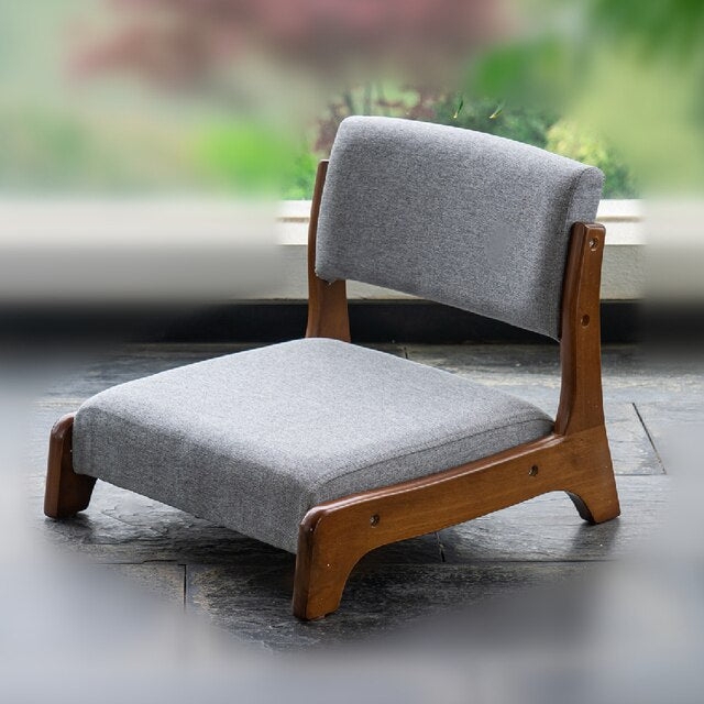 Low Profile Chair Arched Side Rails Heather Grey Seat