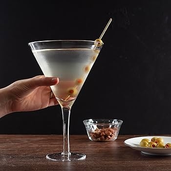 Martini Glass: Jumbo Size Hand Held Scale Bachelorette Party Glassware