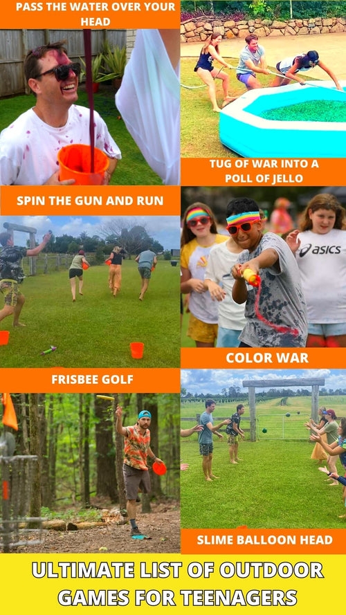 Outdoor Activity Kit using Orange Banners and Ultimate Fun Guide