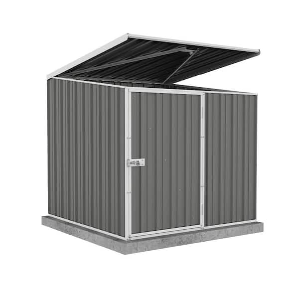 Outdoor Shed: Charcoal 5x5 Footprint Shed with Opening Lid
