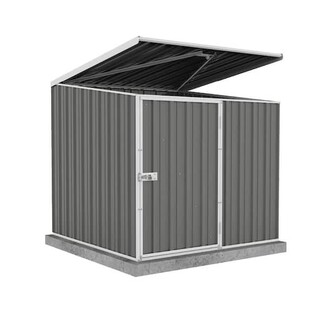Outdoor Shed: Charcoal 5x5 Footprint Shed with Opening Lid
