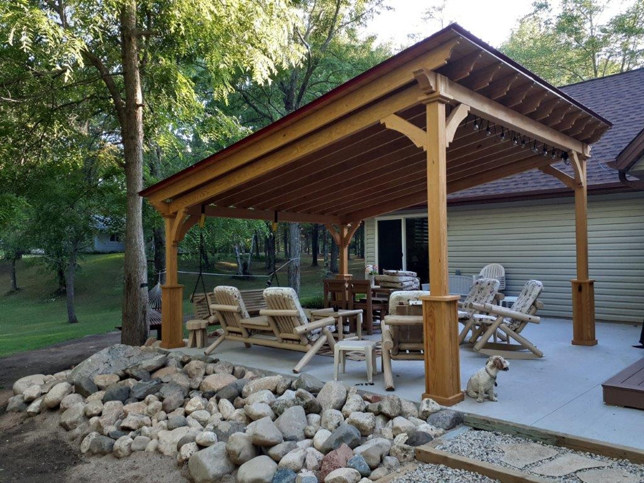 Lean To Pergola