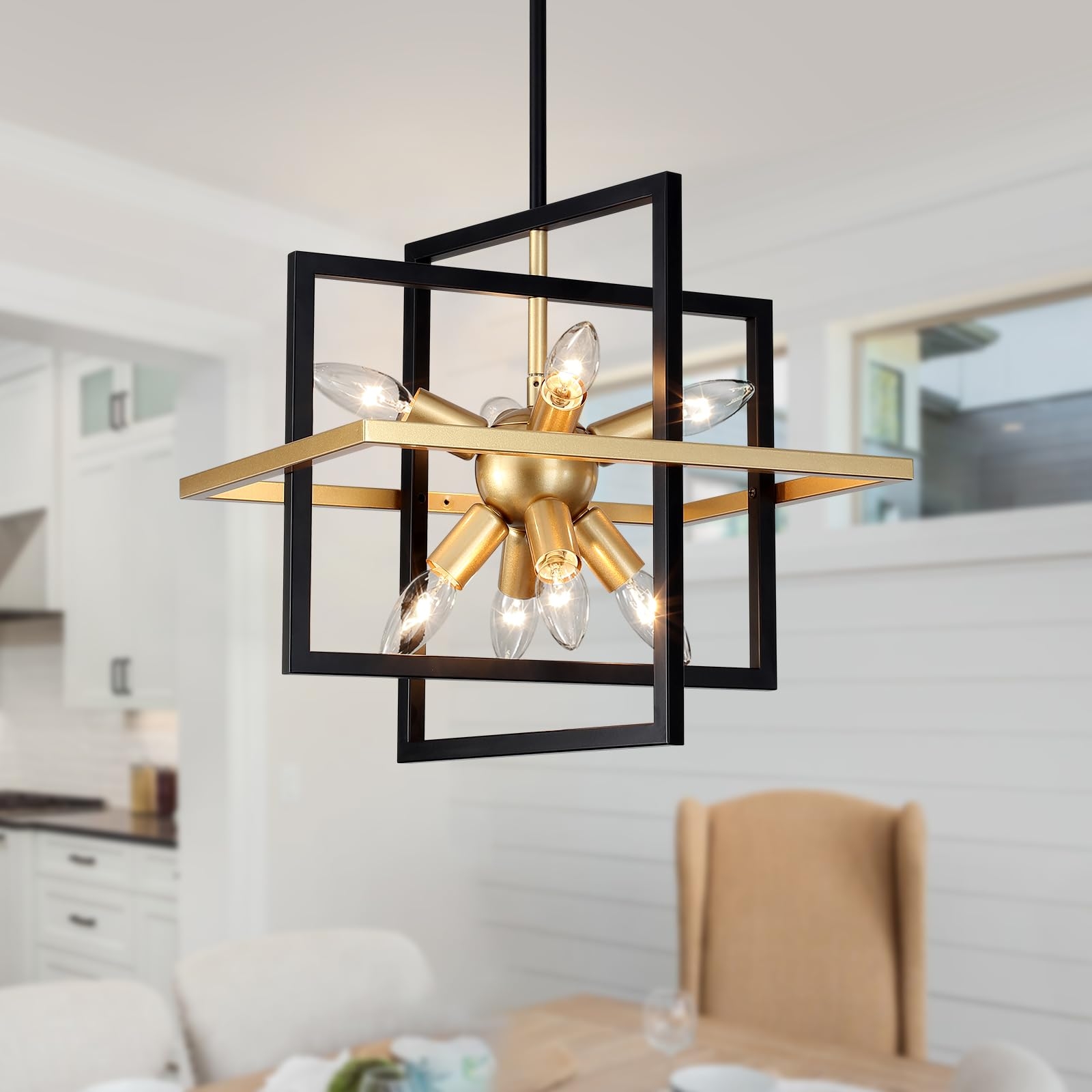 Black And Gold Light Fixture