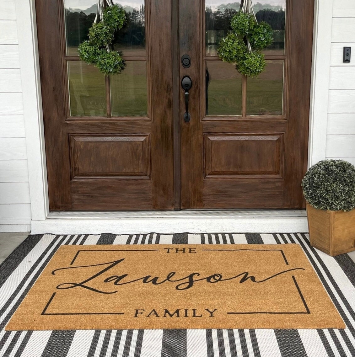 Double Door Doormat