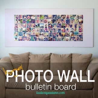 Photo Bulletin Board: Wide White Border Modern Family Photo Gallery