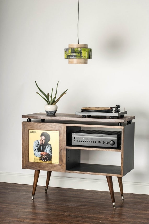 Record Player Stand: Vinyl Display Frame Turntable Stand
