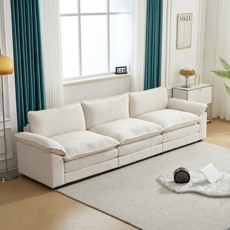 Sectional Sofa: Teddy Sectional Sofa with 120 Inch Width