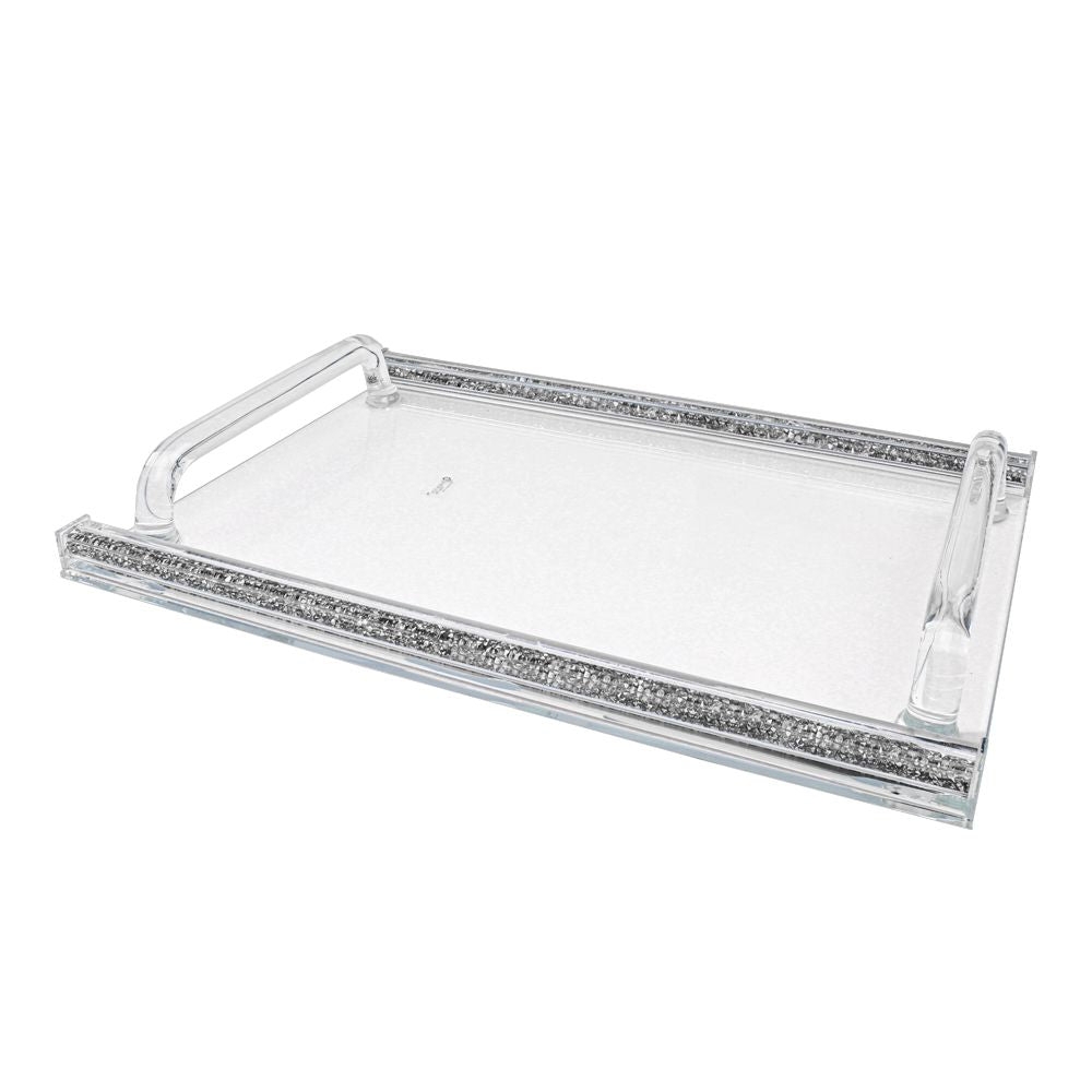 Serving Tray featuring Crushed Gemstone Inlay Glam