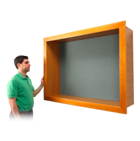 Shadow Box Honey Toned Wood Extra Deep Memory Box