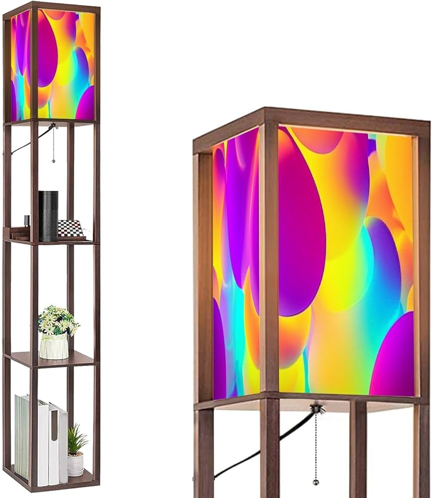 Floor Lamp With Lava Light