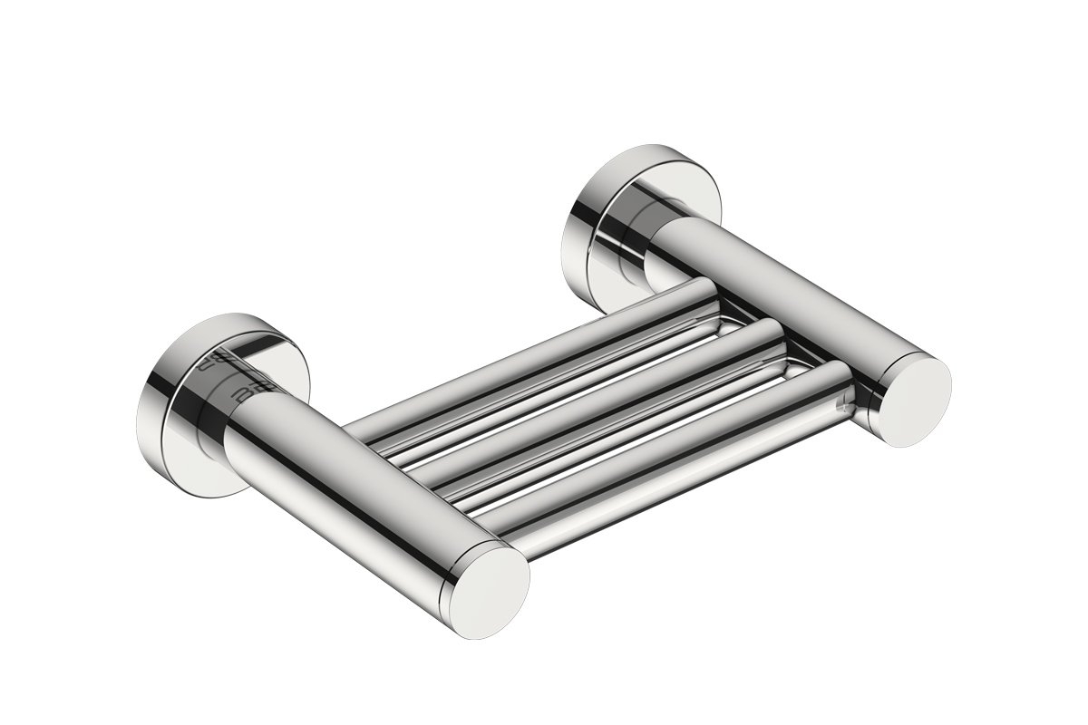 Shower Foot Rest: Polished Slatted Wall Mount Ledge