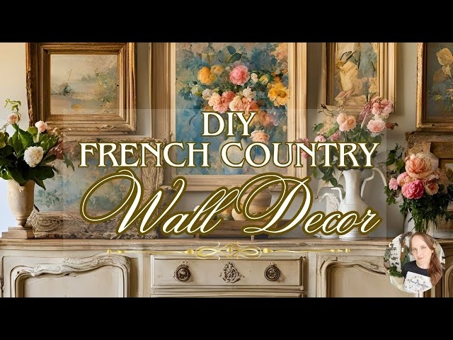Sideboard Vignette Gilded Frames Shabby Chic Sideboard Decor