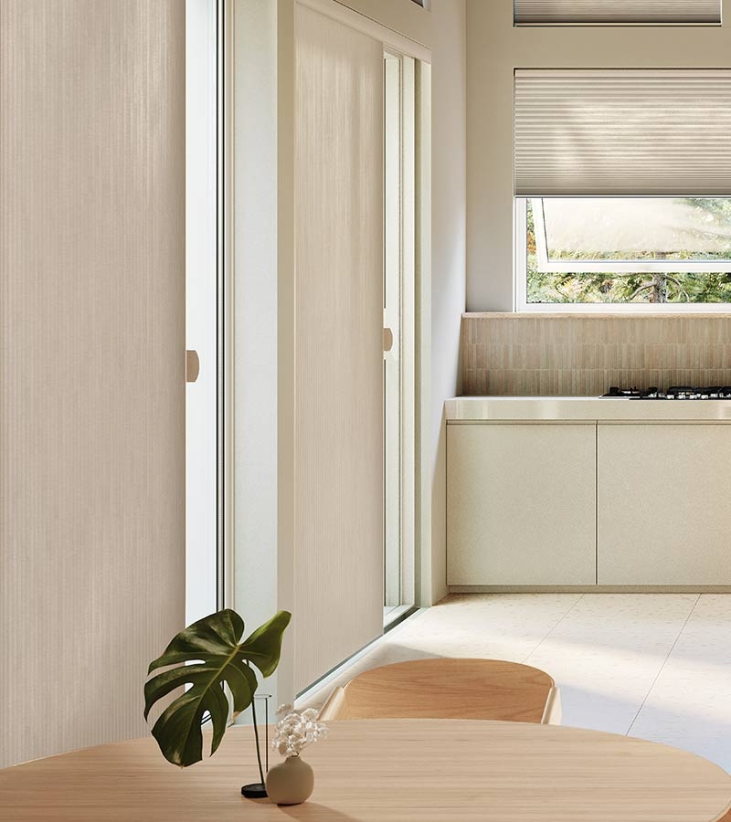 Sliding Door Shades with Vertical Shades and Vertical Door Shades