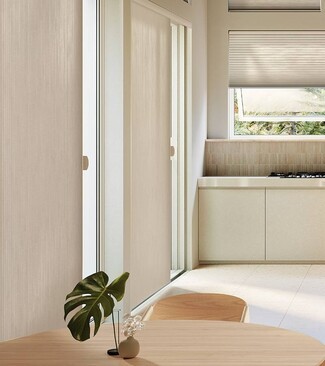 Sliding Door Shades with Vertical Shades and Vertical Door Shades