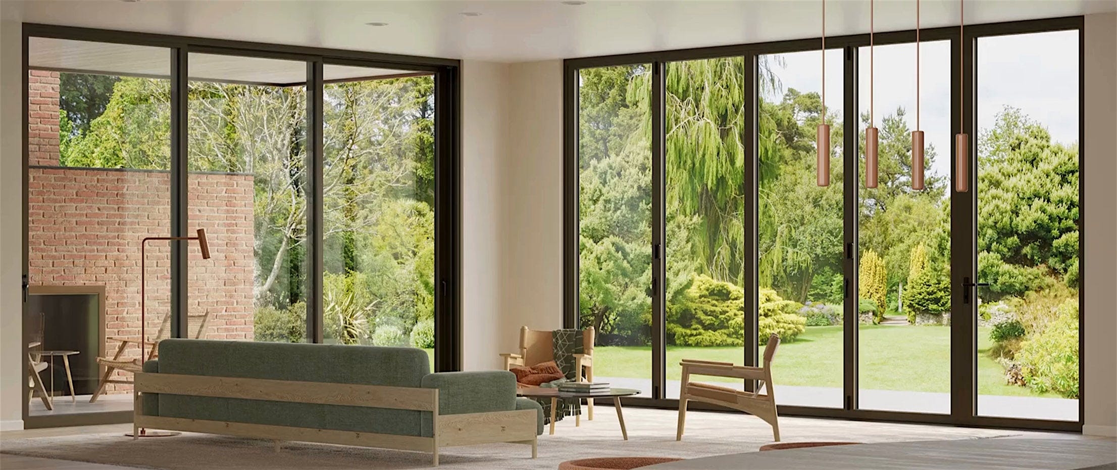 Sliding Glass Door Multi Panel Design Urban Glass Walls