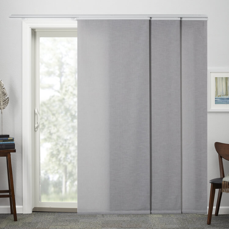 Sliding Panel Blinds Overlapping Panels Chic Patio Shades