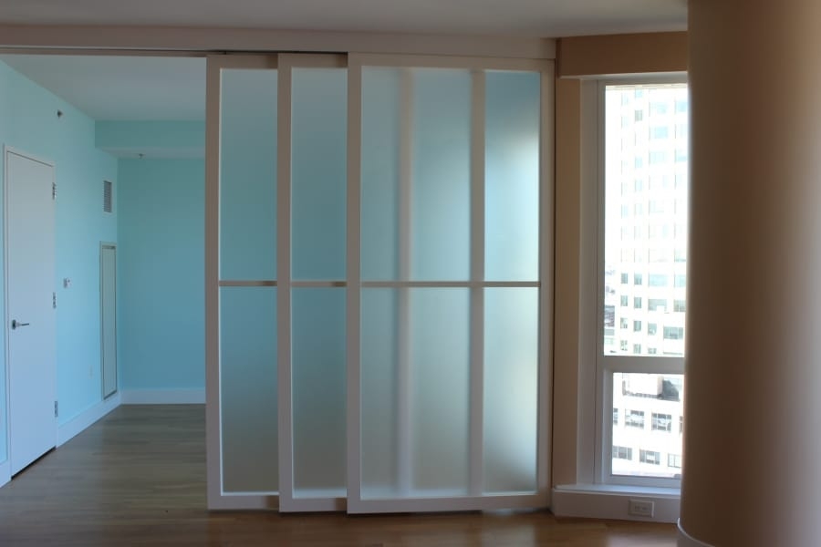 Sliding Wall Divider Three Panel System Flexible Partition