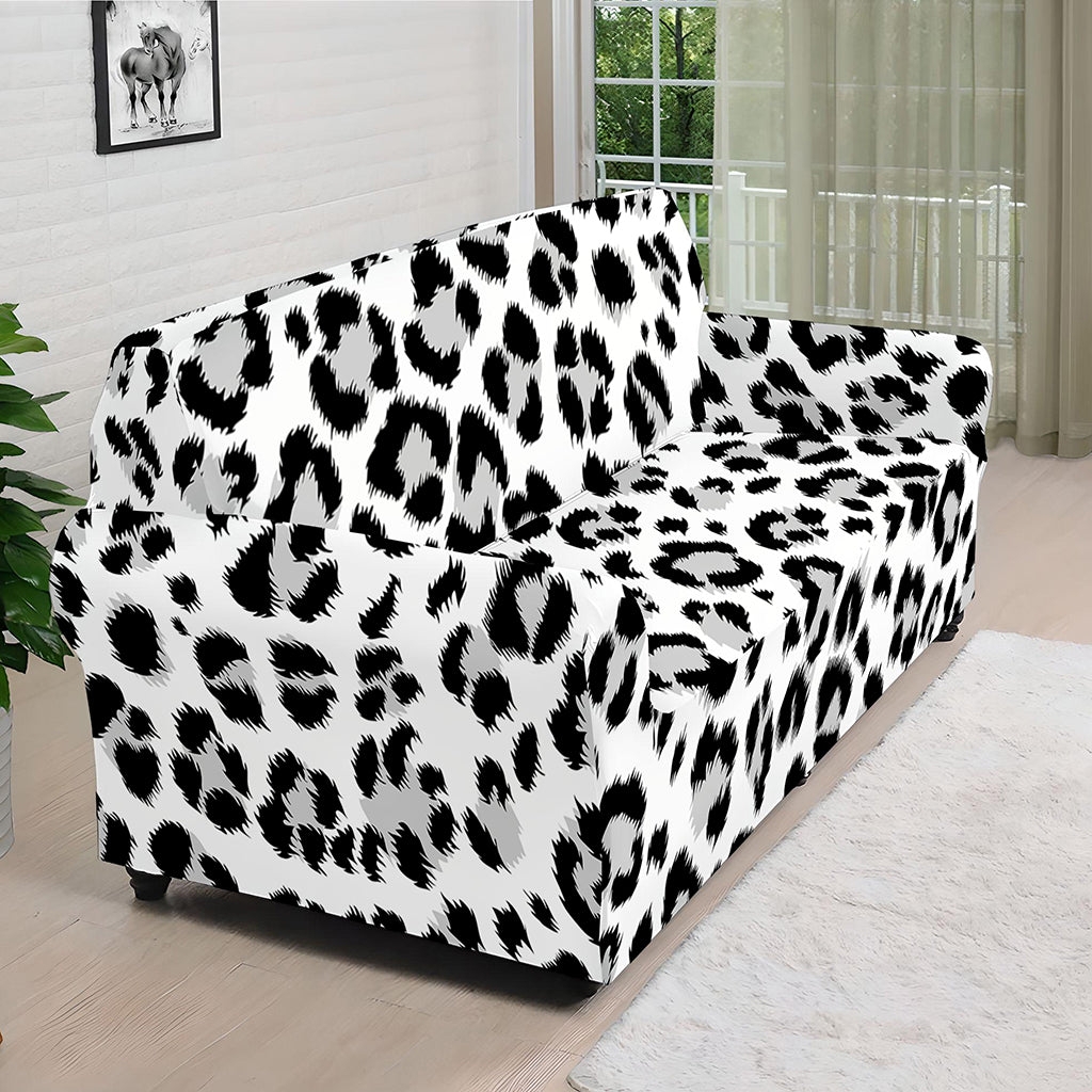 Sofa Cover: Monochromatic Animal Pattern Eclectic Couch Wrap