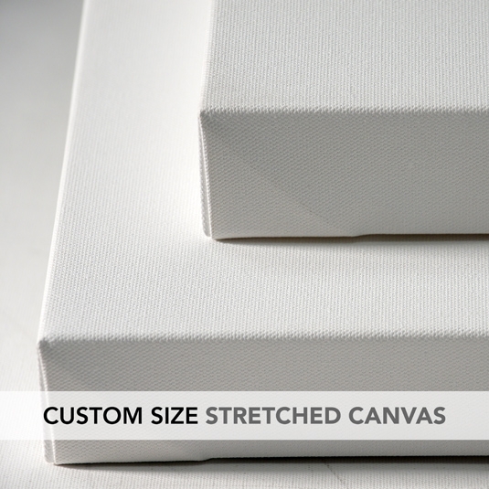 Stretched Canvas Woven Texture Custom Size Art Canvas Base