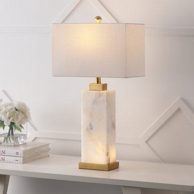 Table Lamp Luminous Stone Base Glowing Pillar Light