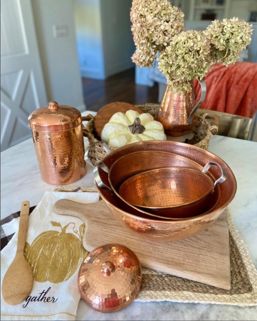 Tabletop Decor with Nested Bowl Set for Layered Kitchen Styling