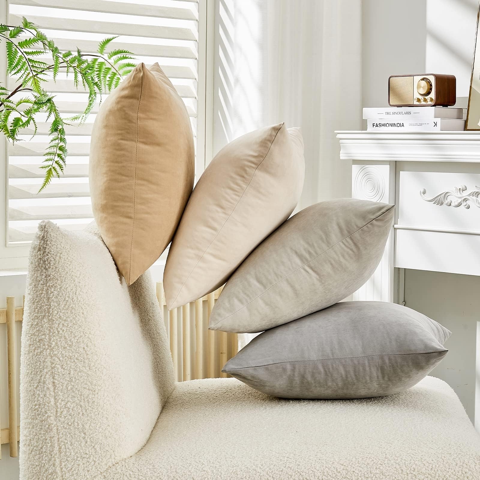 Cream Colored Accent Pillows