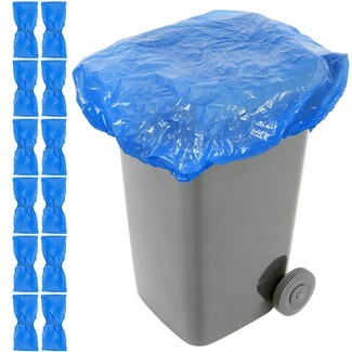 Trash Can Cover Cobalt Blue 12 Piece Set 90 Gallon Cover