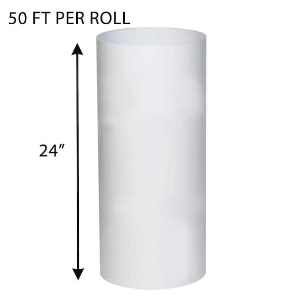 Trim Coil Bright White Aluminum 50 Foot Roll Fascia Wrap
