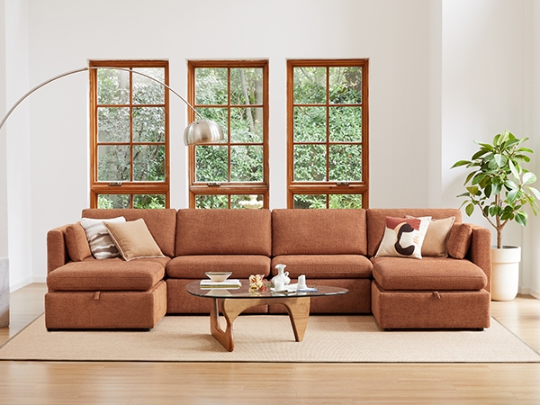 Terracotta Couch