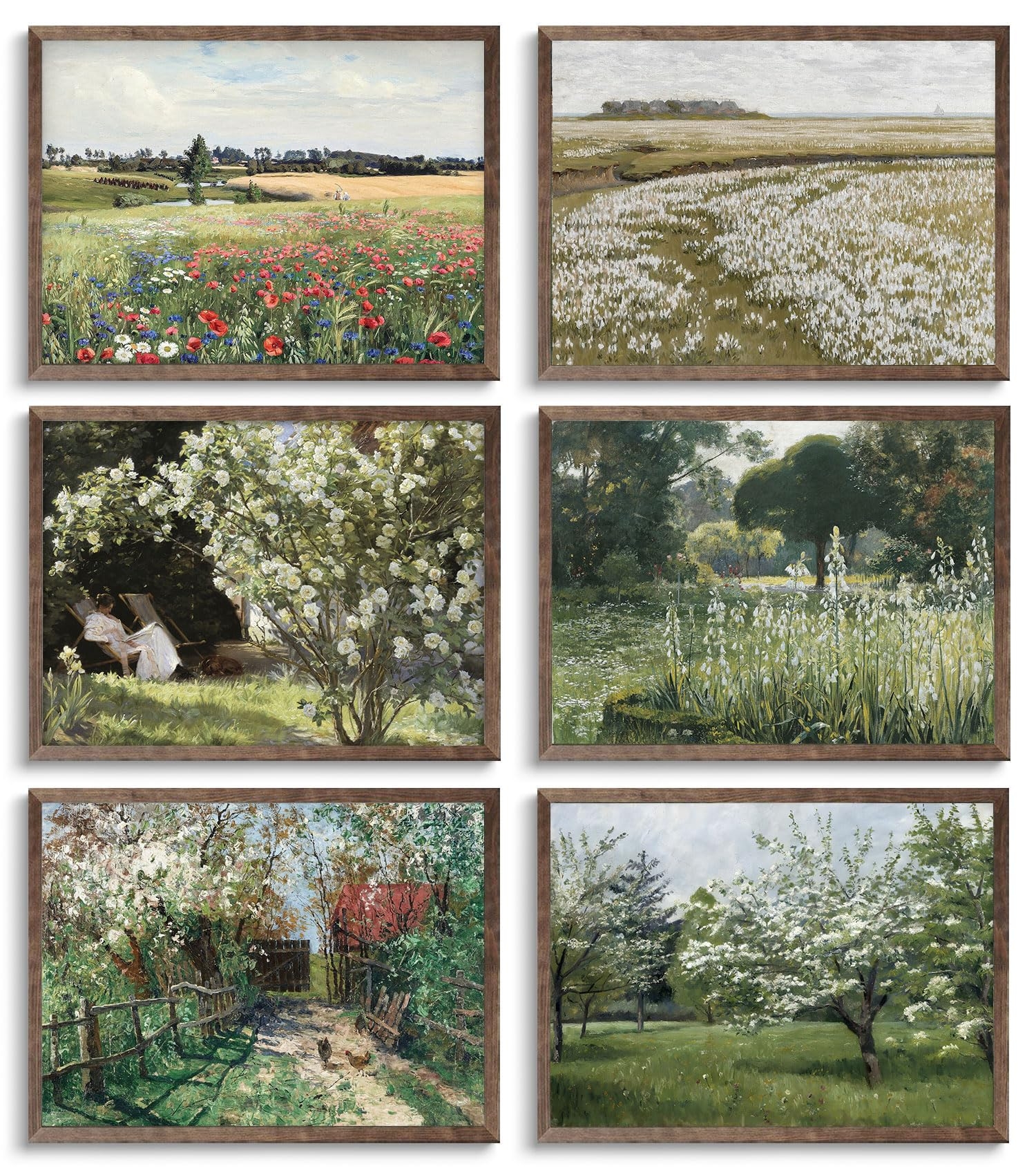 Wall Art Garden Scenes French Country Landscape Art