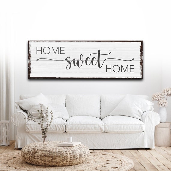 Wall Art: Oversized Rustic Wall Art Distressed Edges