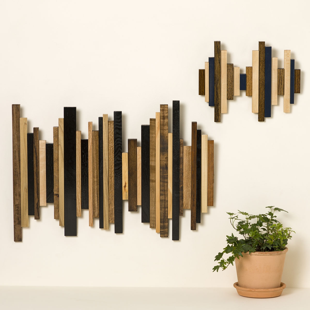 Wall Art Soundwave Silhouette Wooden Soundwave Decor