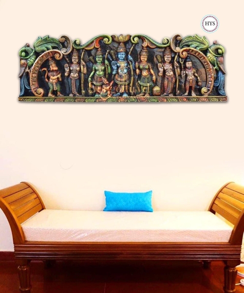 Wall Hanging Ramayana Themed Mythological Wood Wall Decor