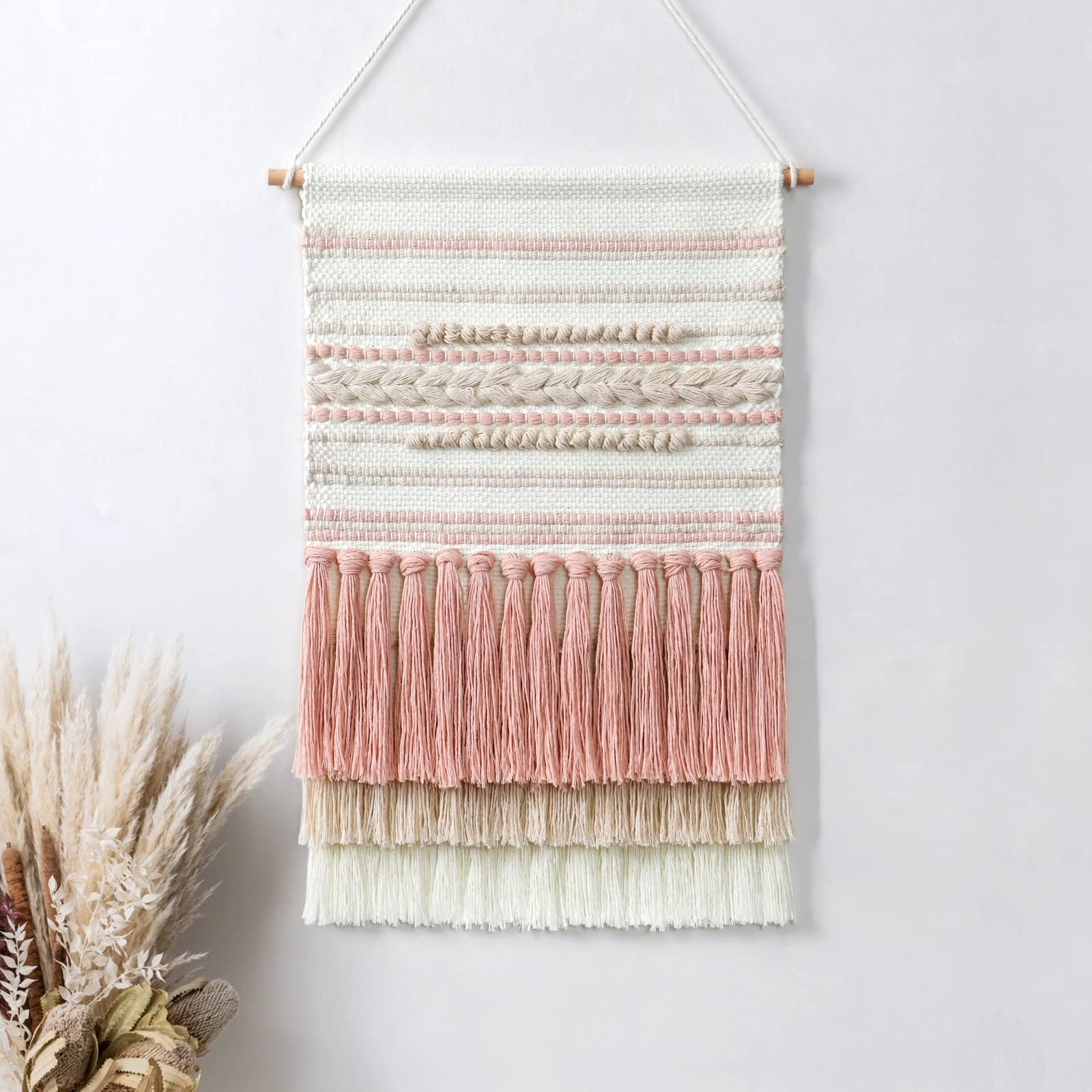 Wall Hanging: Triple Layered Fringe Boho Nursery Wall Art
