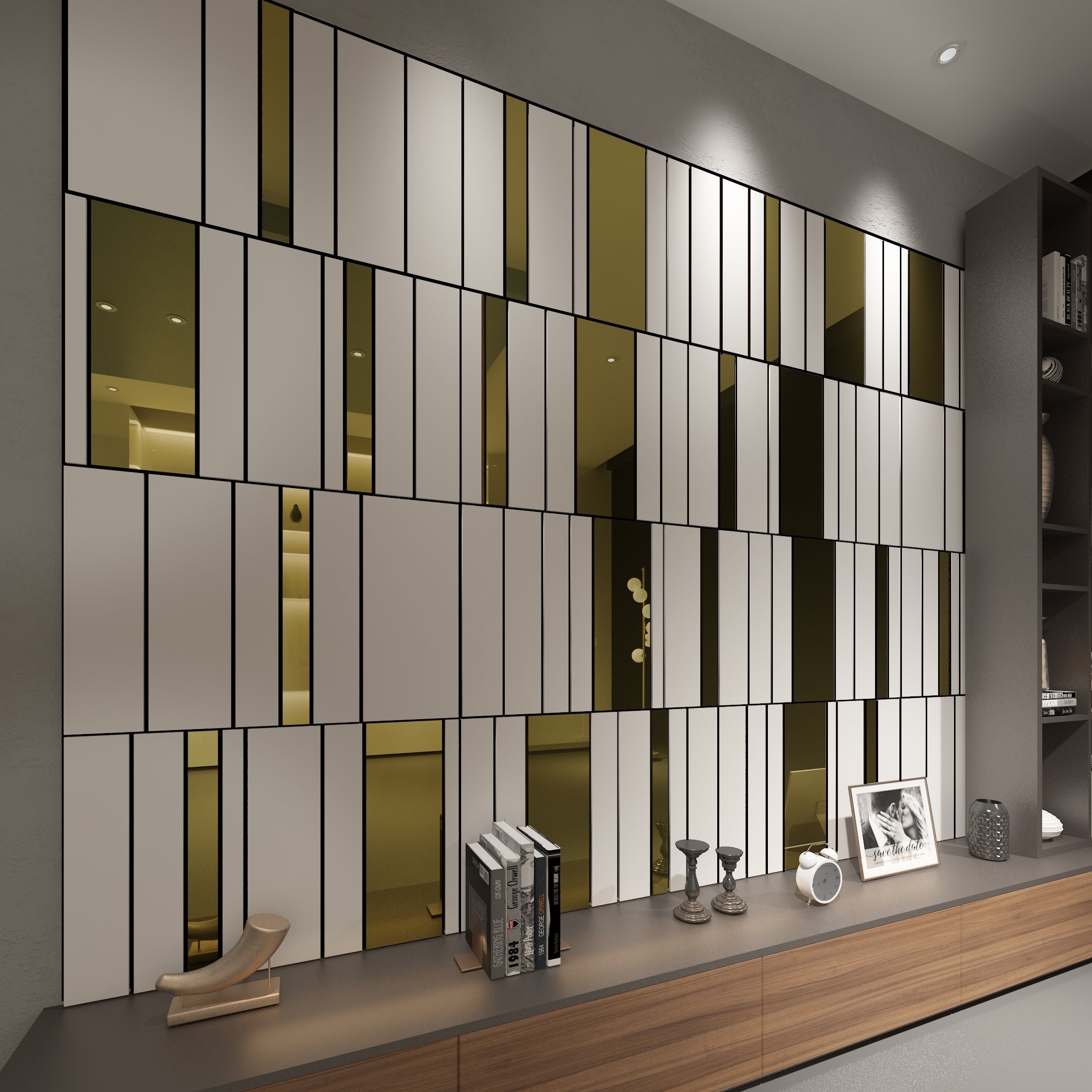 Mirrored Panelling